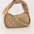Lottie - Suede - Handtassen - Zand - 4 - Goudkleurig