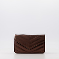 Laurie - Metallic - Clutch - Donkerbruin - SL550 - Goudkleurig