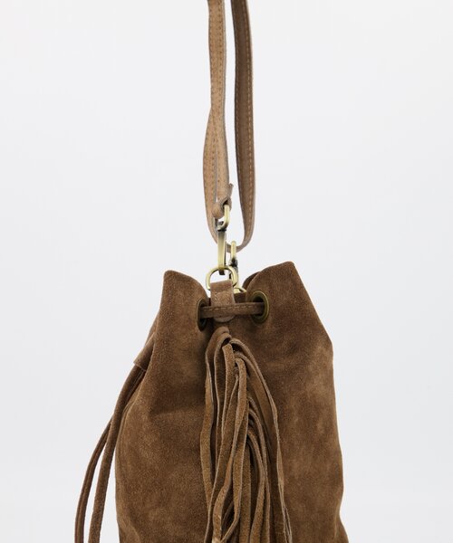Hazel - Suede - Crossbody tassen - Taupe - C09 - Bronskleurig