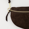 Zoey Large - Bags - Suede - Dark brown - 67
