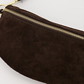 Zoey Large - Bags - Suede - Dark brown - 67