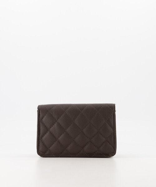 Jamy - Classic Grain - Crossbody tassen - Donkerbruin - T1106 - Goudkleurig