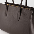 Caitlyn - Large Grain - Hand bags - Dark Brown - T1106 - Gold
