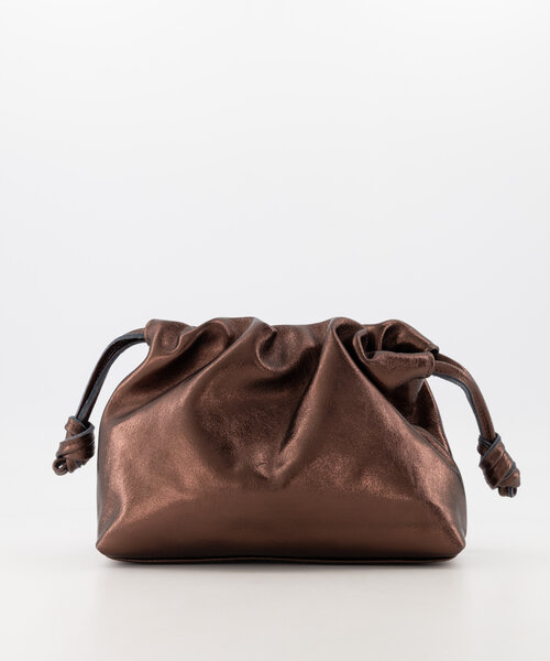 Arela - Sauvage Metallic - Crossbody bags - Dark Brown - SL550 - Gold