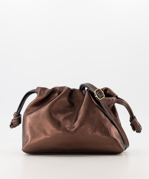 Arela - Sauvage Metallic - Crossbody tassen - Donkerbruin - SL550 - Goudkleurig