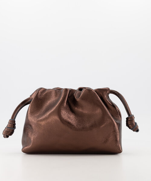 Arela - Sauvage Metallic - Crossbody bags - Dark Brown - SL550 - Gold