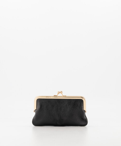 Fancy Large - Metallic - Wallets - Black -  - Gold