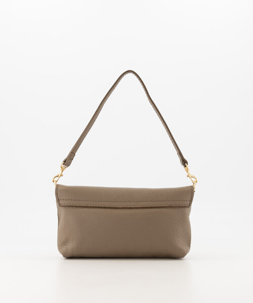 Hilary - Classic Grain - Clutch - Taupe - D40 - Goudkleurig