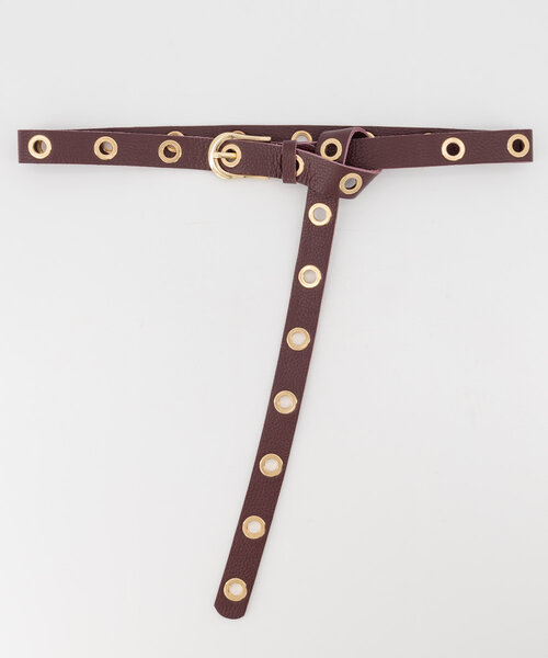 Avery - Belts - Classic Grain - Burgundy D54 - ARGENTO