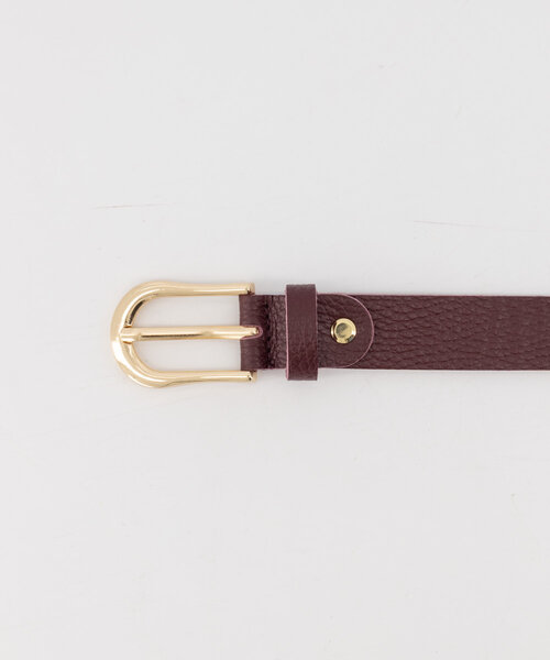 Avery - Belts - Classic Grain - Burgundy D54 - ARGENTO