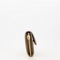 Valencia - Classic Grain - Clutch - Taupe - D05 - Goudkleurig
