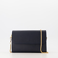 Valencia - Classic Grain - Clutch - Donkerblauw - D26 - Goudkleurig
