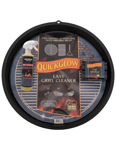 BBQ Schoonmaakset 3 XL : GRILL WASH XL/ Easy Grill Cleaner + BBQ Reiniger Foamspray  + Sponzenset