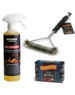  BBQ cleanerset Foam : BBQ Borstel + BBQ Grill Sponzen(2) + BBQ Foam reiniger  (500 ml)