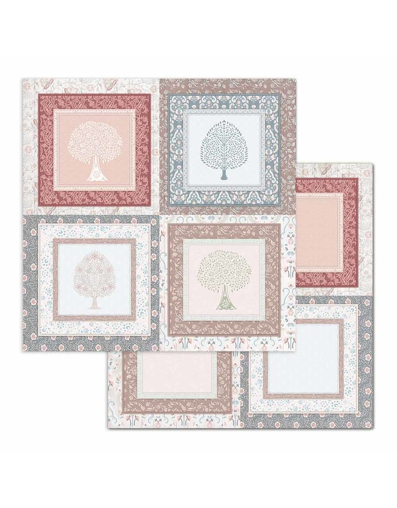 Stamperia Block 10 sheets 30.5x30.5 (12"x12") Double Face 26 Secrets of India