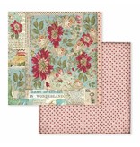 Stamperia Block 10 sheets 30.5x30.5 (12"x12") Double Face Alice