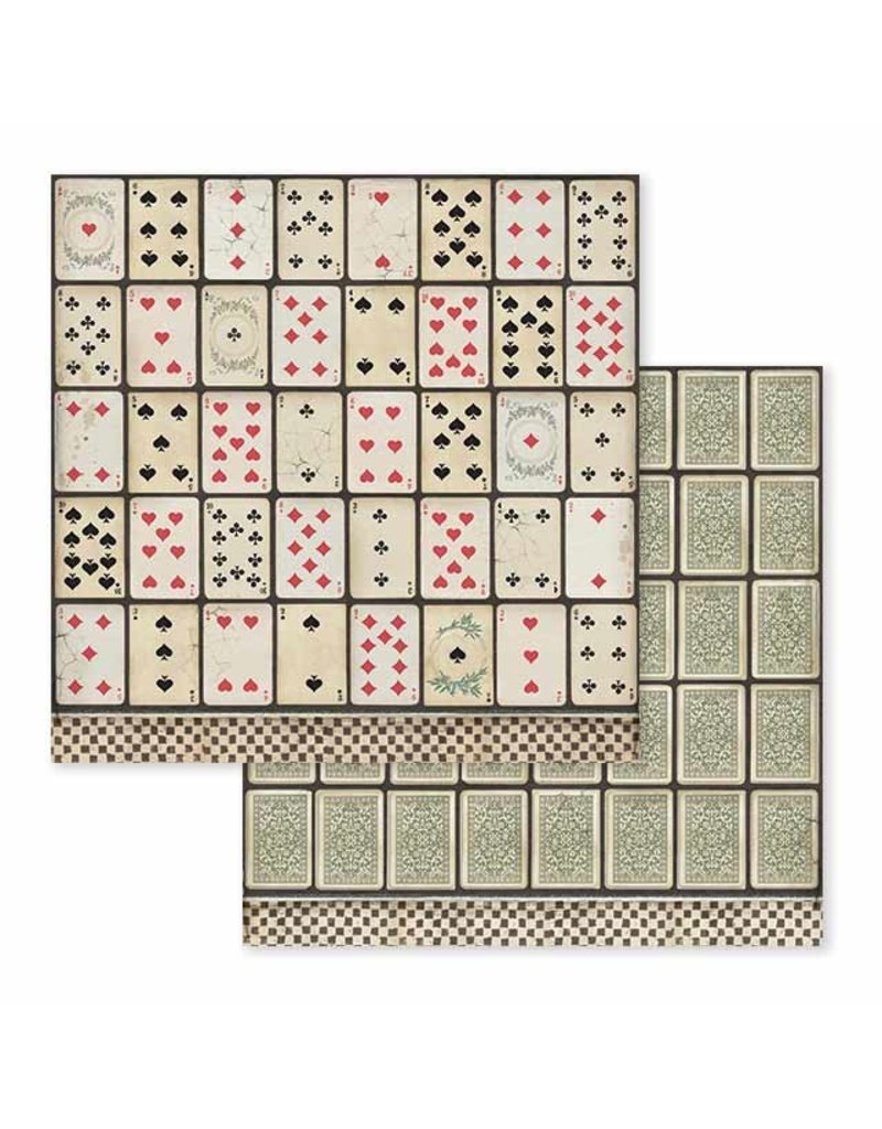 Stamperia Block 10 sheets 30.5x30.5 (12"x12") Double Face Alice