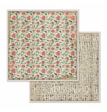 Stamperia Block 10 sheets 30.5x30.5 (12"x12") Double Face Oriental Garden