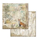 Stamperia Block 10 Sheets 30.5x30.5 (12"x12") Double Face Forest