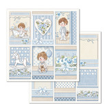 Stamperia Block 10 Papers 30.5x30.5 (12"x12") Double Face Little Boy