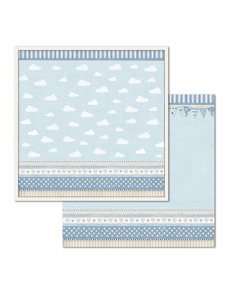 Stamperia Block 10 Papers 30.5x30.5 (12"x12") Double Face Little Boy