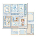 Stamperia Block 10 Papers 30.5x30.5 (12"x12") Double Face Little Boy