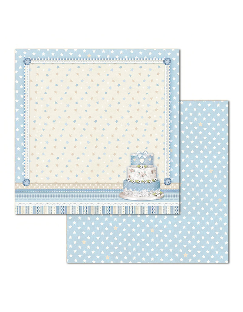 Stamperia Block 10 Papers 30.5x30.5 (12"x12") Double Face Little Boy