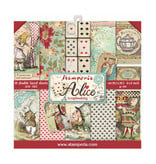 Stamperia Block 10 sheets 20.3X20.3 (8"X8") Double Face Alice