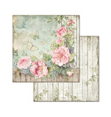 Stamperia Block 10 sheets 20.3X20.3 (8"X8") Double Face House of Roses