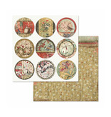 Stamperia Block 10 sheets 20.3X20.3 (8"X8") Double Face Oriental Garden