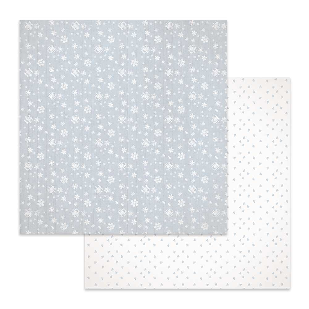 Stamperia Double Face Paper Texture snow flakes