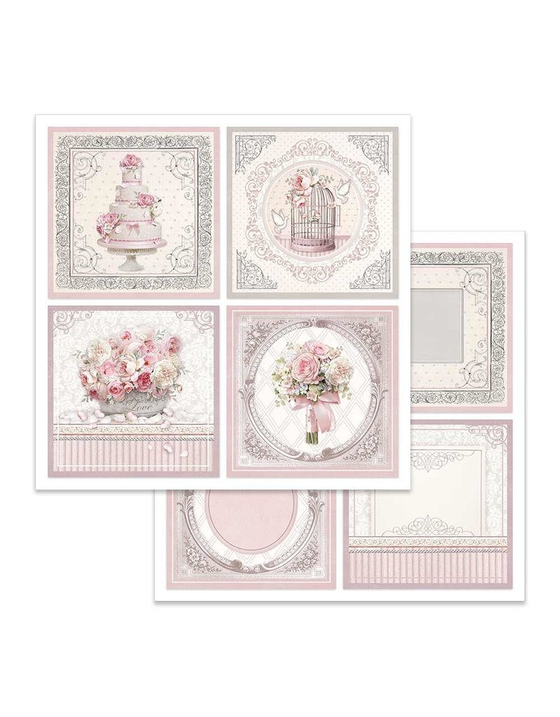 Stamperia Double Face Paper Wedding cards