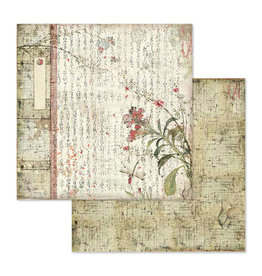 Stamperia Double Face Paper Oriental poems