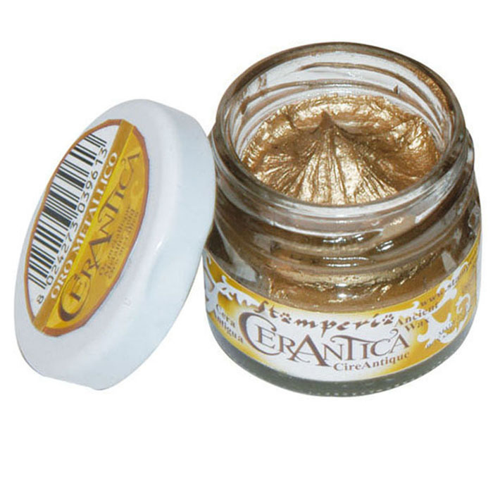 Stamperia CerAntica Old looking wax 20 ml - metallic bronze