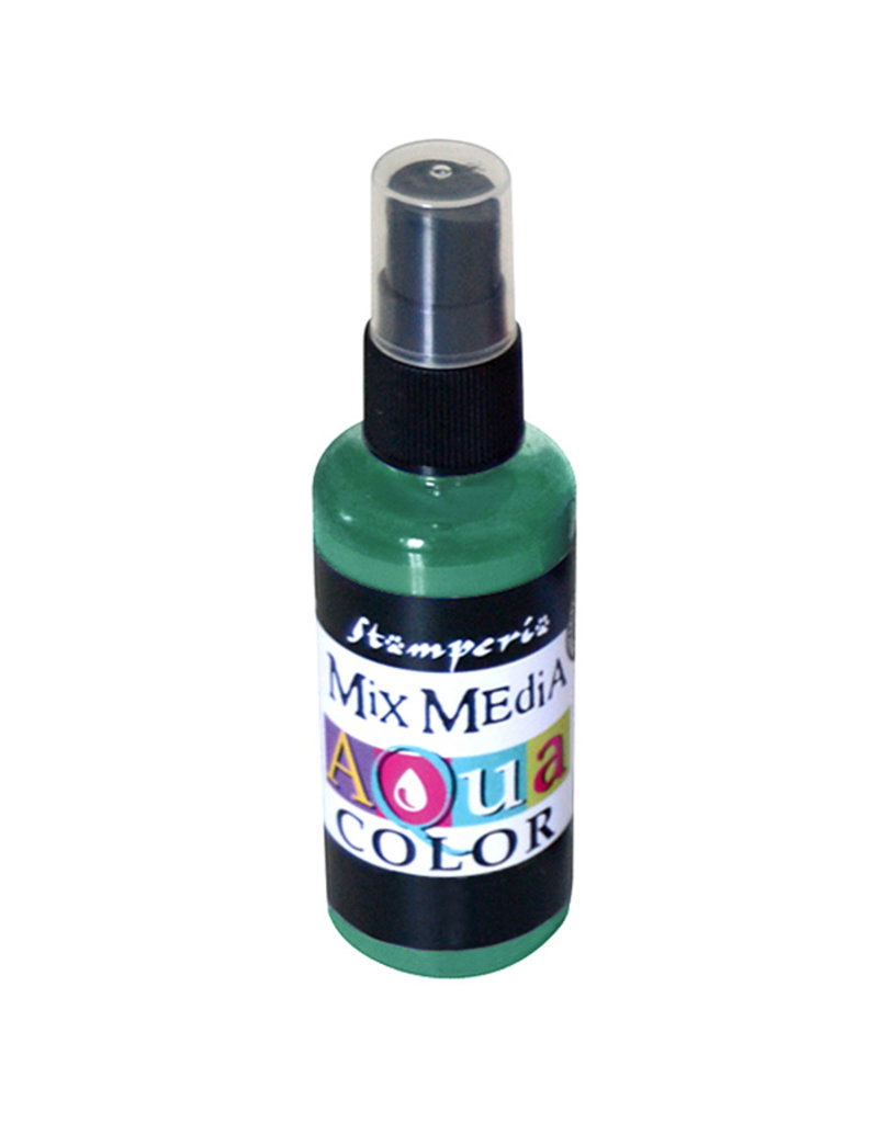 Stamperia 334 Aquacolor spray 60ml. - Dark green