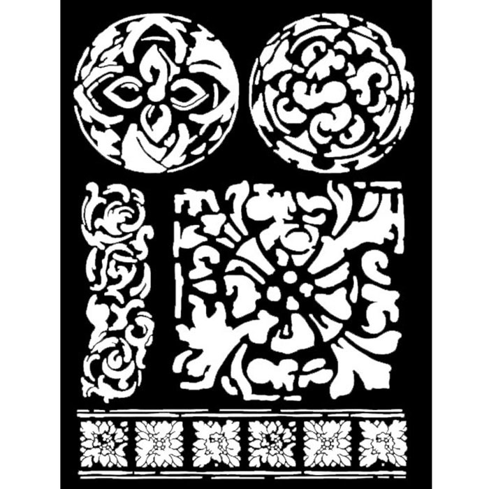 Stamperia Thick Stencil cm. 20x25 Texture majolicas