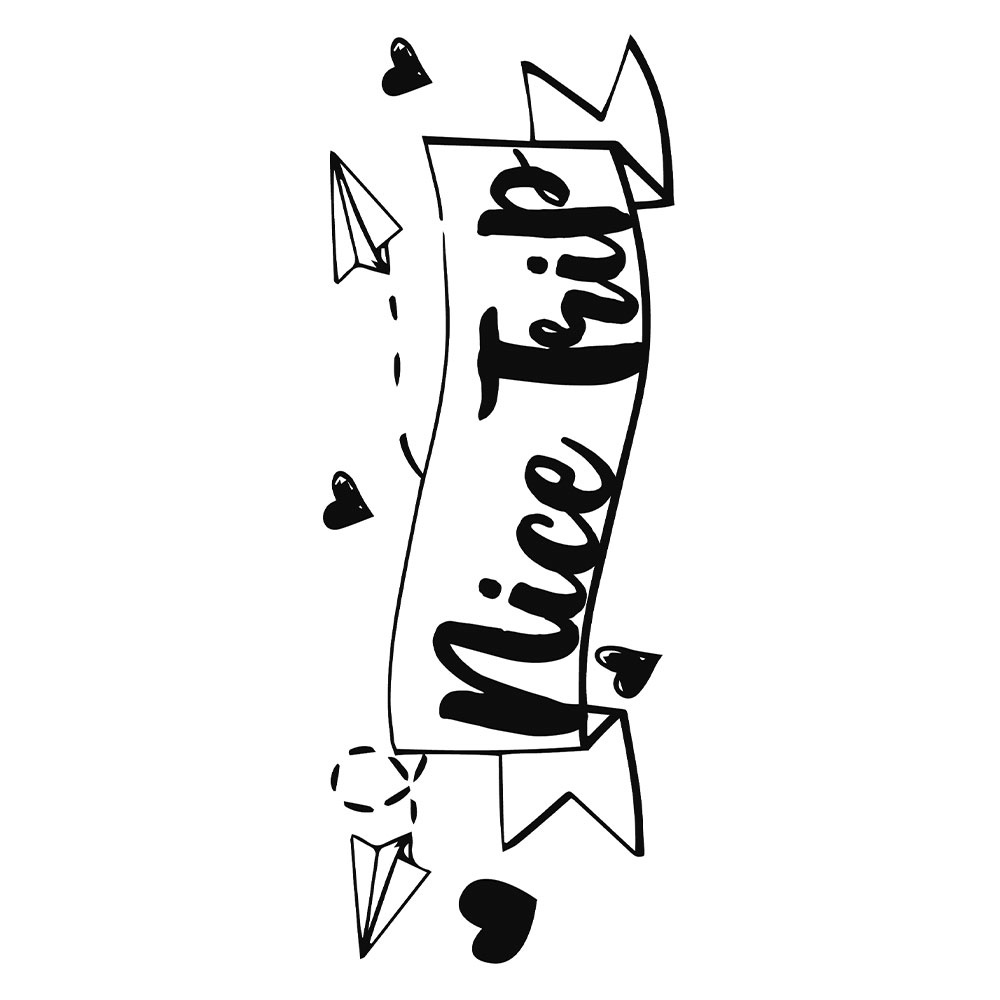 Stamperia Acrylic stamp cm. 4,3x9,7 Nice trip