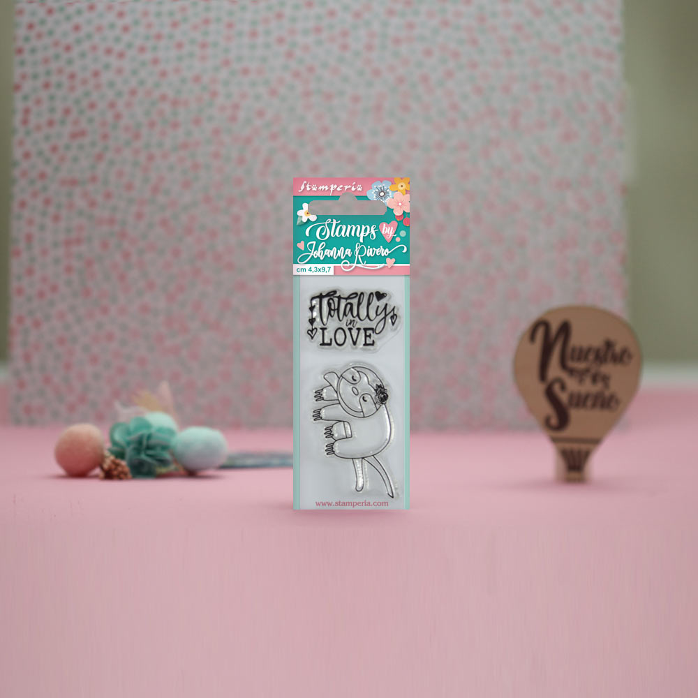 Stamperia Acrylic stamp cm. 4,3x9,7 Totally love
