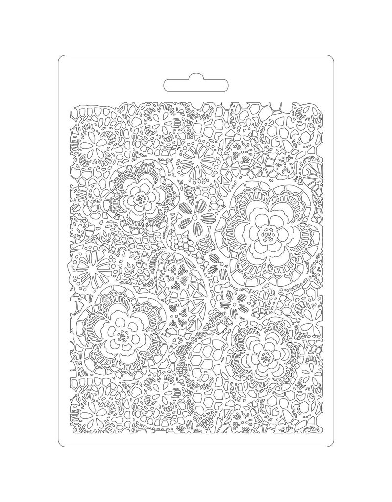 Stamperia Soft Mould A5 - Flowered texture