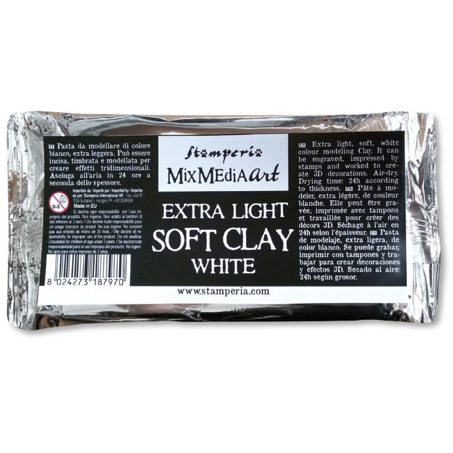 Stamperia Soft Clay 160 gr. White