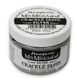 Stamperia Silver Crackle Paste monocomponent 150 ml.