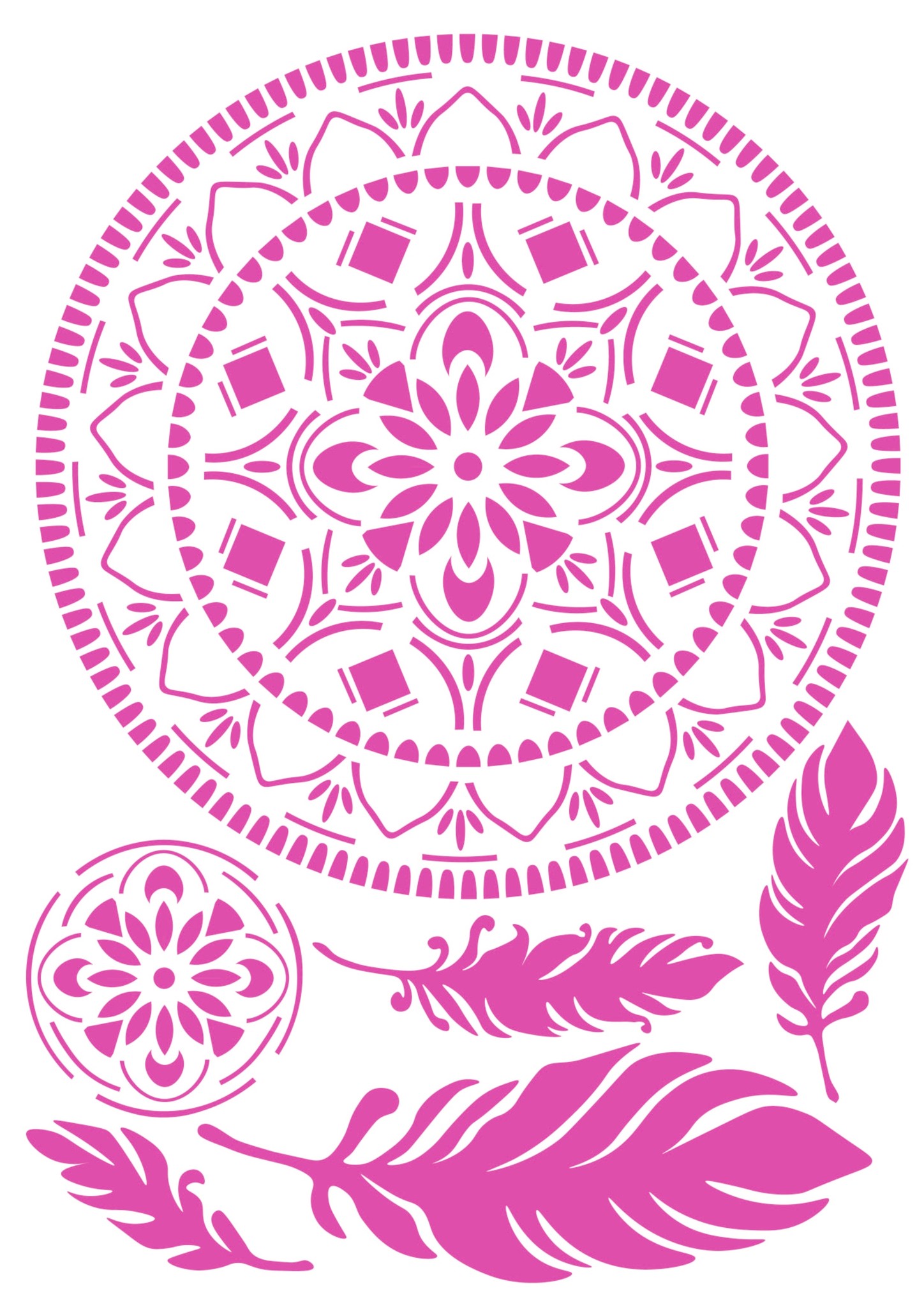 Stamperia Stencil G cm. 21x29,7 Dreamcatcher