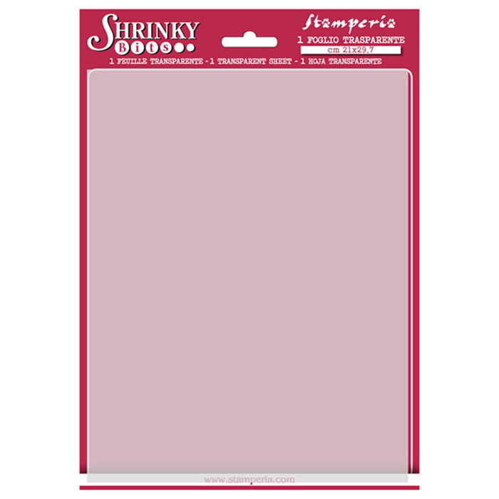 Stamperia Shrinky Bits size A4 – transparent