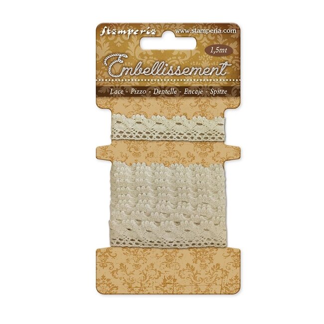 Stamperia 1 Cotton lace 1,5 m