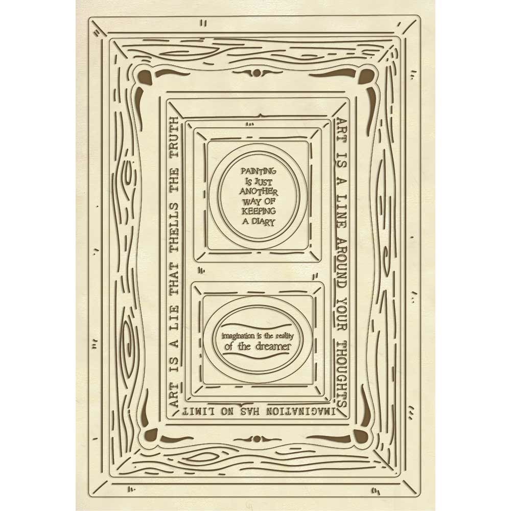 Stamperia Wooden shape A5 Frames
