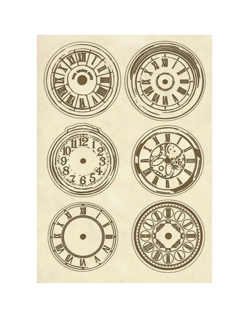 Stamperia Wooden shape A5 Clocks