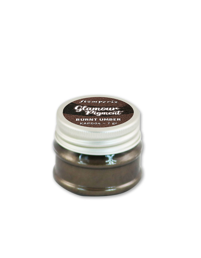 Stamperia Glamour Powder Pigment 7gr. - Burnt umber