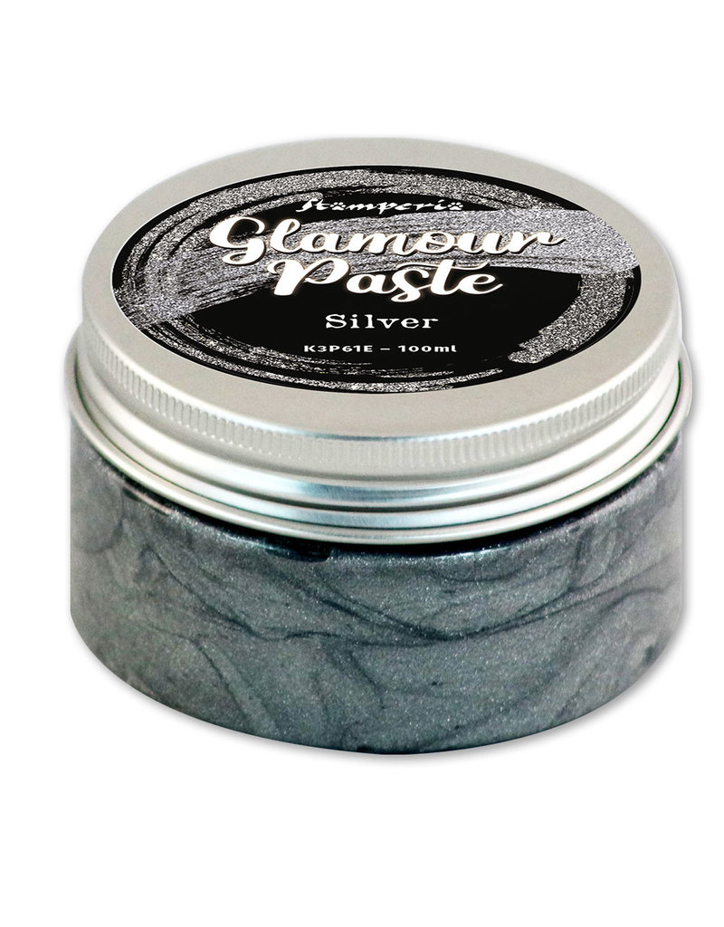 Stamperia Glamour Paste 100 ml. - Silver