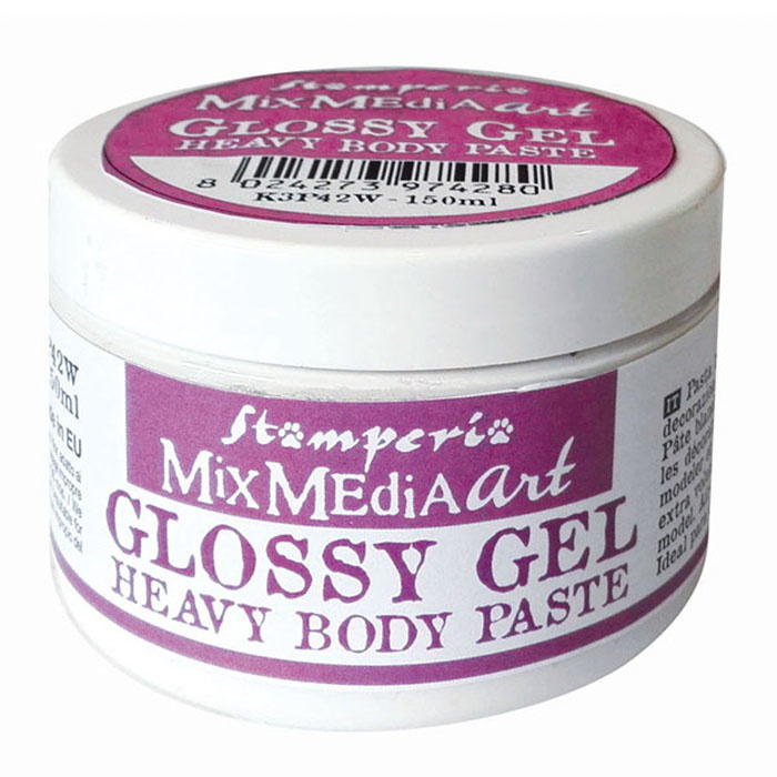 Stamperia Glossy Gel 150 ml Heavy Body Paste