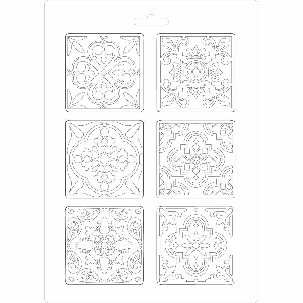 Stamperia Soft Mould A4 - Azulejos